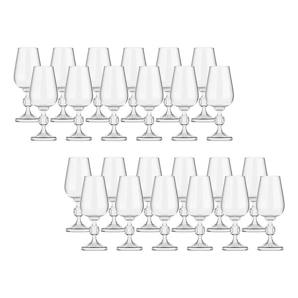 Conjunto 24 Tacas de Vidro Cazza Dover 275ml